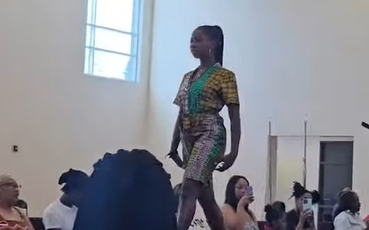 Omaije Takes Center Stage at High School Fashion Show